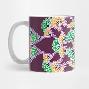 Purple Henna Bloom Mug